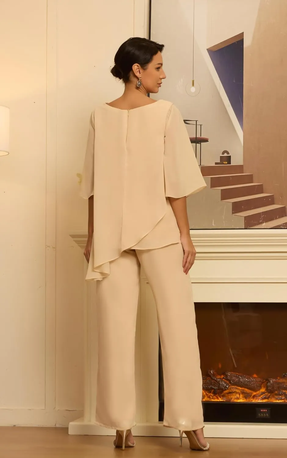 2 Piece Mother of Bride Pantsuits for Wedding Dressy Casual Pant Suits Formal Wedding Guest Outfit 2025
