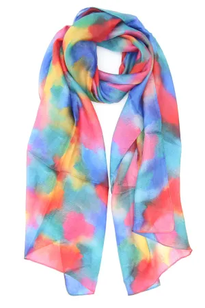 Abstract Rainbow Silk