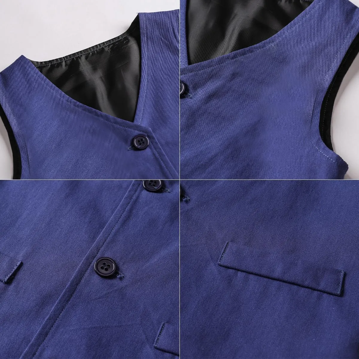ARTMINE Toddler Boy Clothes Suit Gentleman Wedding Outfits, Formal Dress Shirt Bowtie Vest Pants