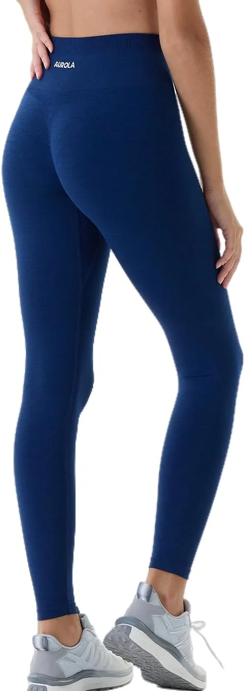 AUROLA Workout Leggings for Women Seamless Scrunch Tights Tummy Control Gym Fitness Girl Sport Active Yoga Pants