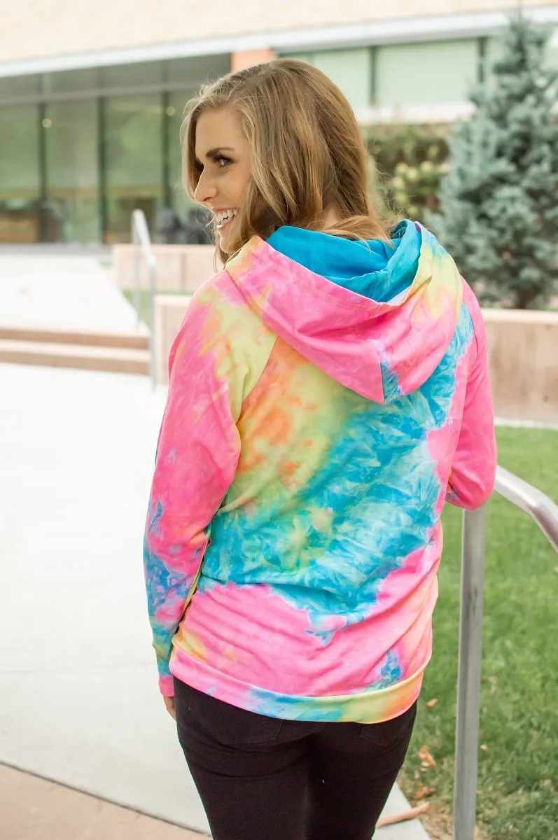 Brighter Days Tie Dye Hoodie-adult & kids