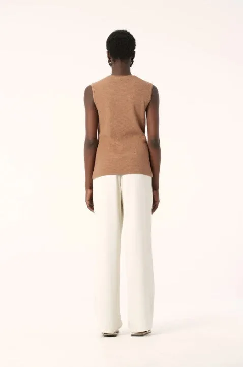 Cora Knit Vest Camel