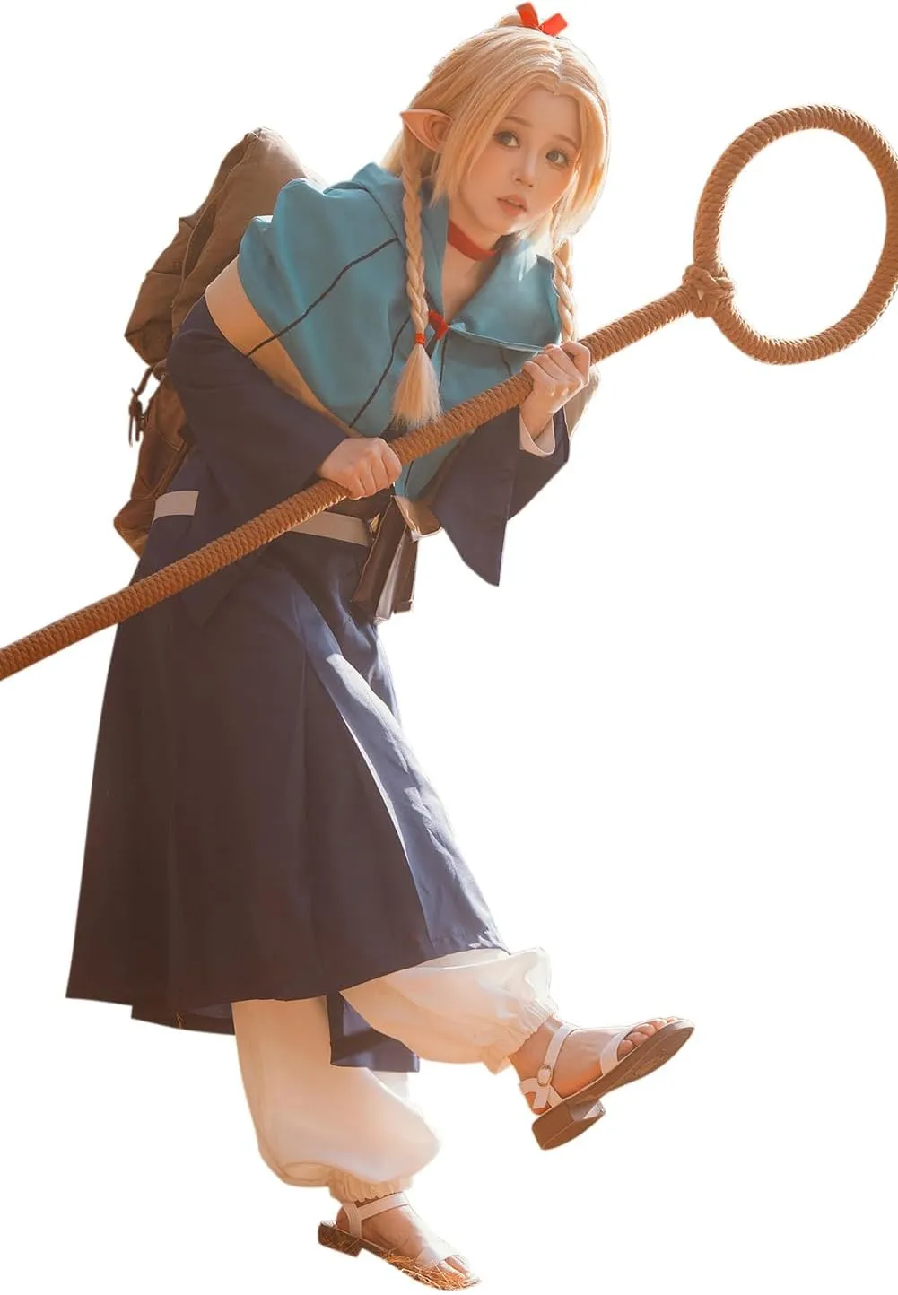 Delicious in Dungeon Cosplay Marcille Outfit Dress Anime Dungeon Meshi Costume Cloak