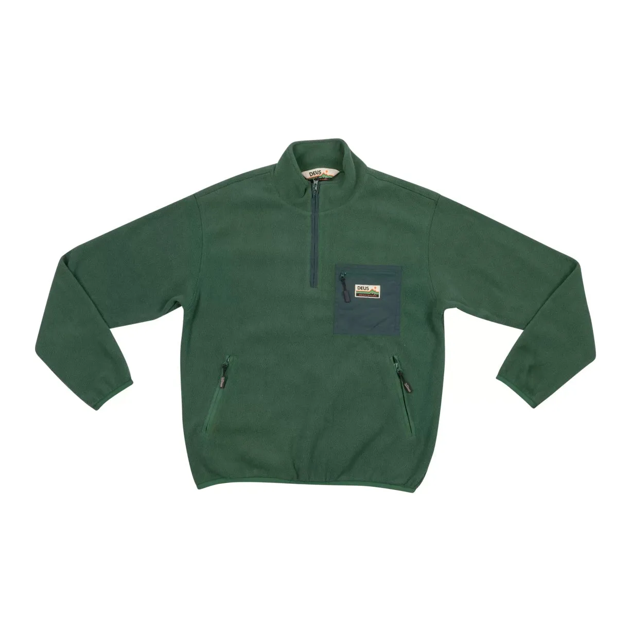 deus  Munster Half Zip Polar Fleece Pullover - Men's