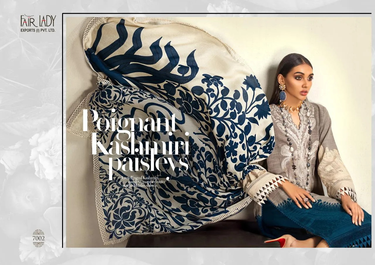 Fairlady Sana Safinaz Muzlin Jam Satin Pakistani Stylish Designer Wear