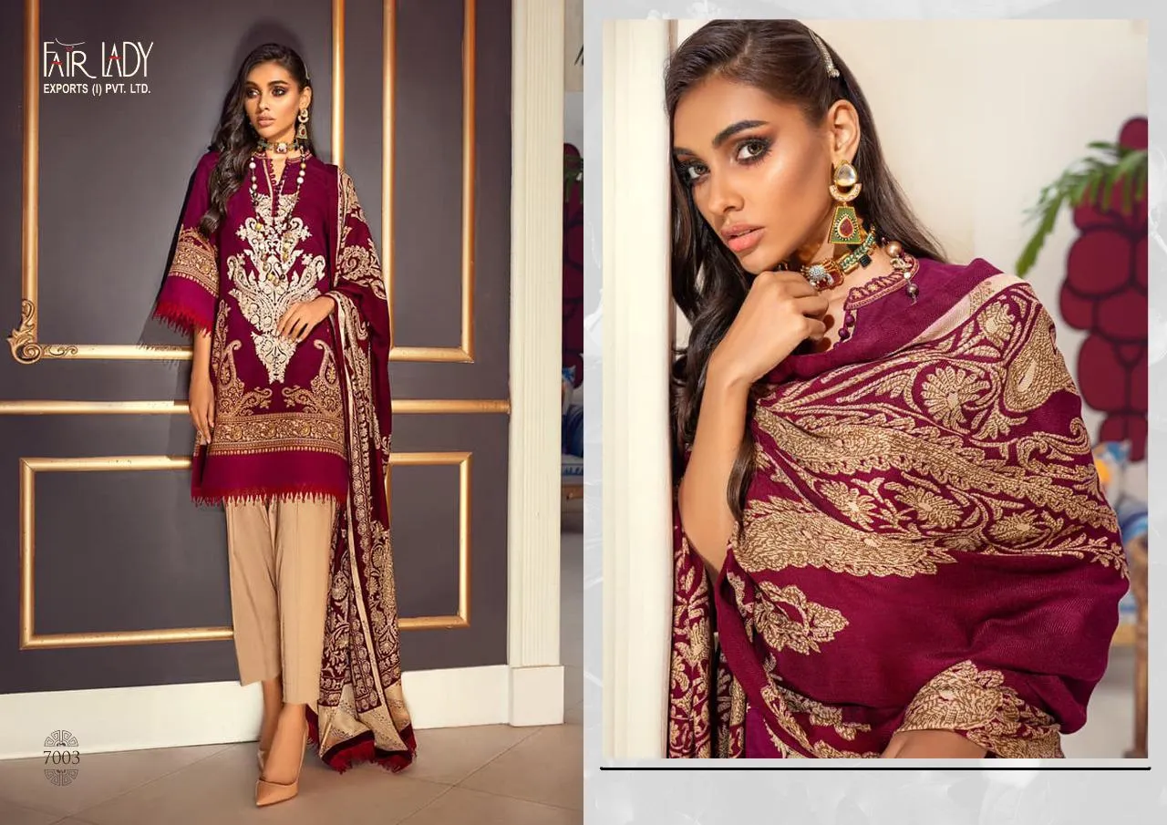 Fairlady Sana Safinaz Muzlin Jam Satin Pakistani Stylish Designer Wear