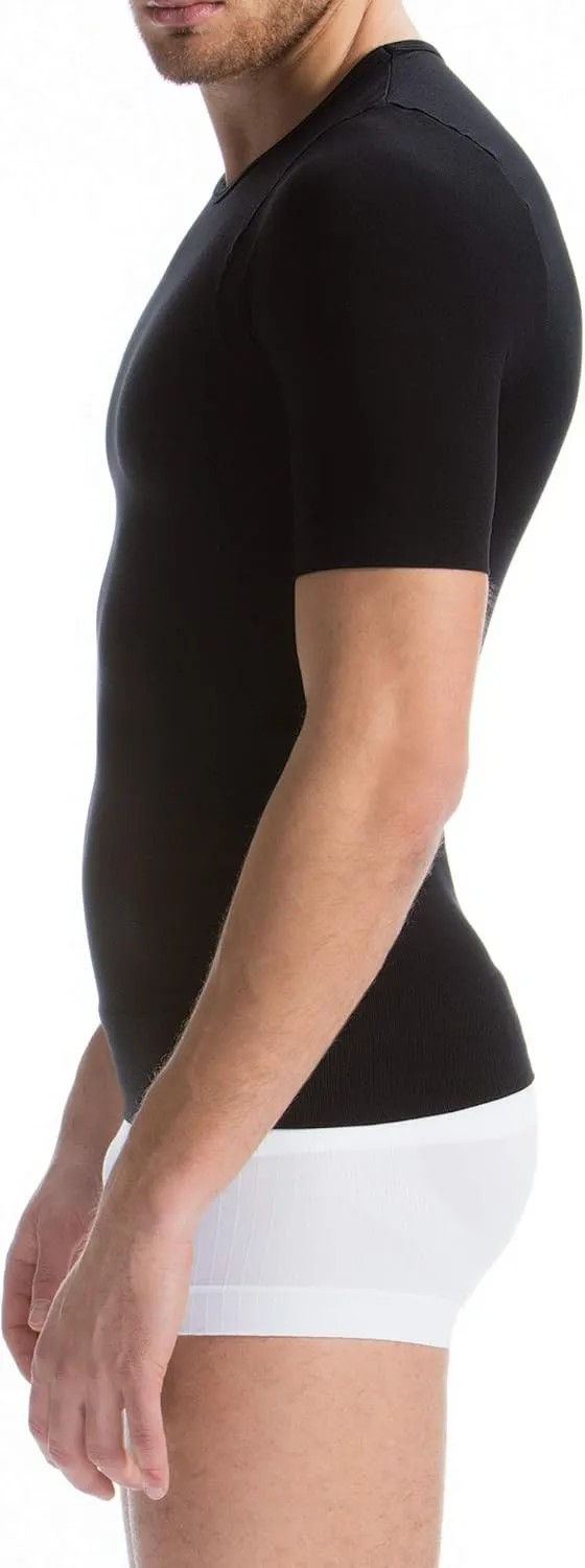Farmacell Short Sleeve Compression Shirt Men Made in Italy - Seamless Shapewear Tummy Control - T Shirt Body Shaper - 419
