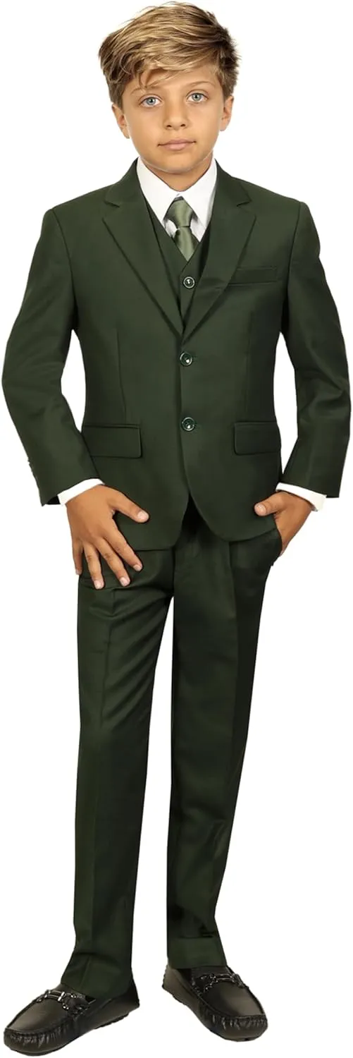 Gioberti Kids and Boy's Formal Dress Suit Set Outfit