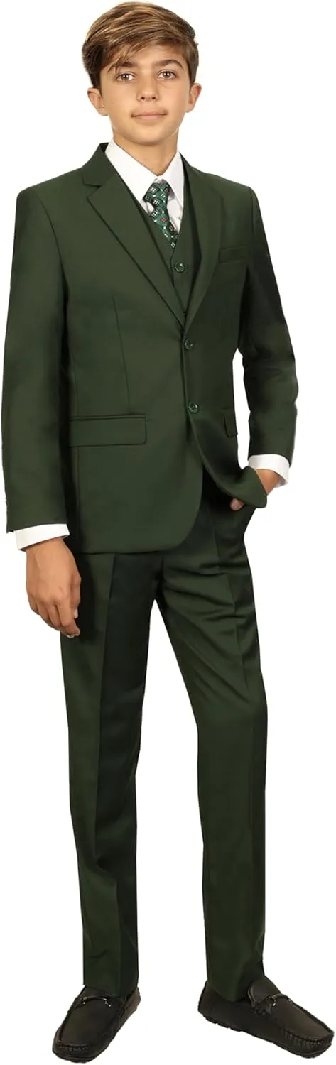 Gioberti Kids and Boy's Formal Dress Suit Set Outfit