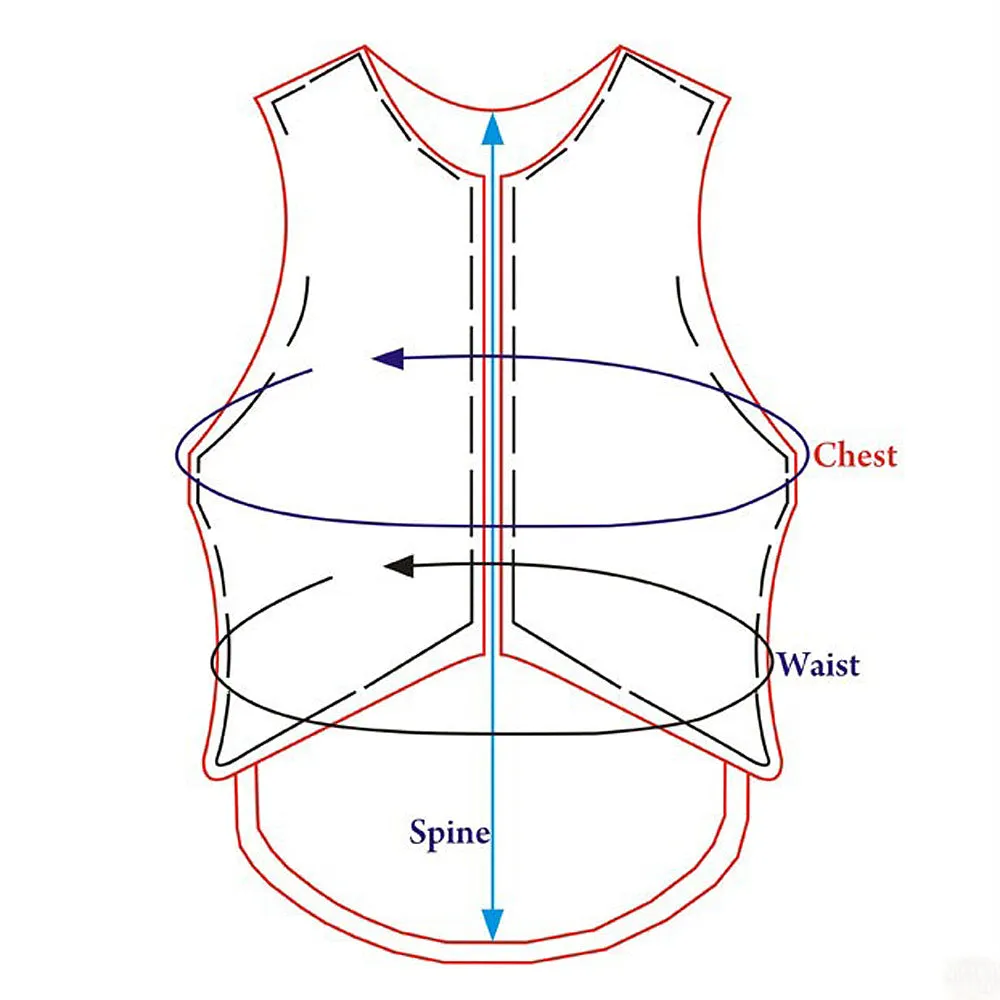 Horse Tall Collar Riding Vest Safety Protective Hilason Leather Rodeo