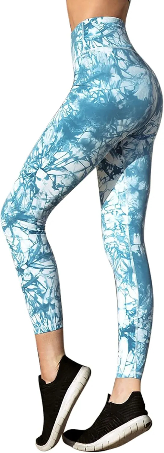 ICONOFLASH Women's Active Tummy Control High Waist Leggings - Yoga Workout Pants with Phone Pocket - Plus Size Options
