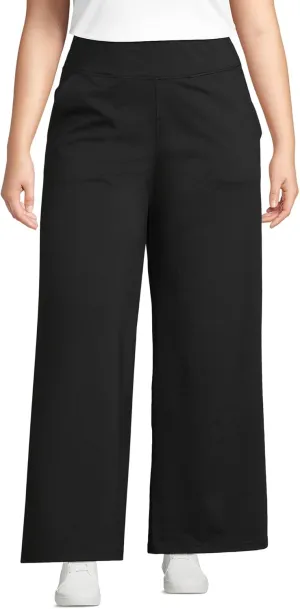 Lands' End Women's Active Hi Impact High Rise Wide Leg Pants