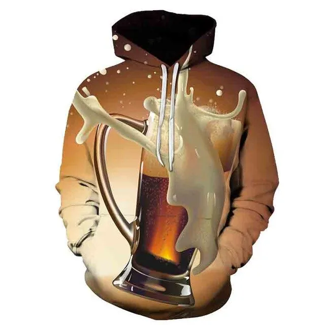Latest Cool Beer Men Hoodie