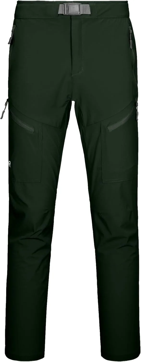 Little Donkey Andy Men's UPF 50 Lightweight Quick Dry Hiking Pants with Zipper Pockets for Outdoor Travel