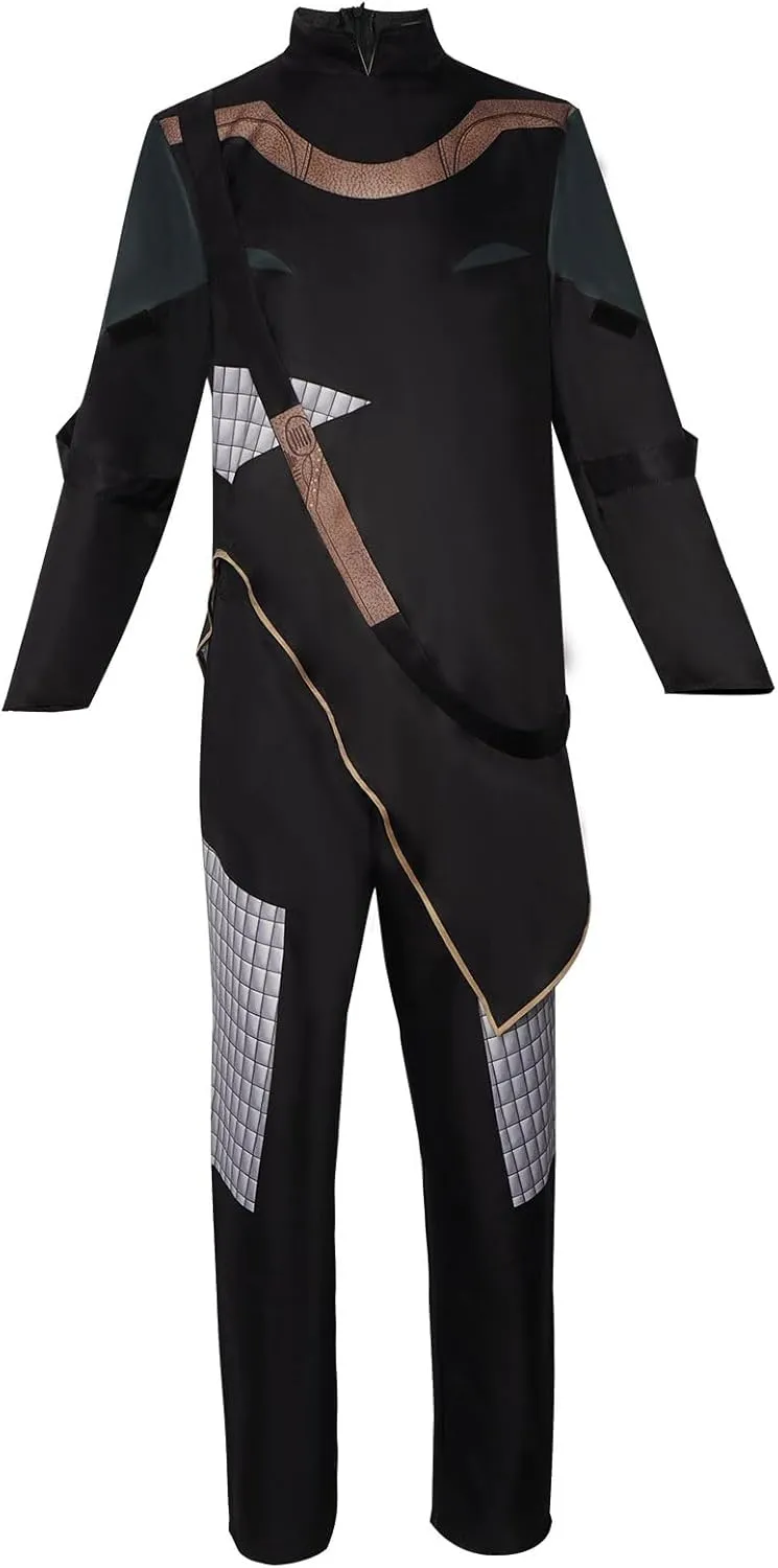Loki Cosplay Top Jacket Robe Pants Battle Uniform Greeen Loki Costume Cape Cloak Halloween Outfits