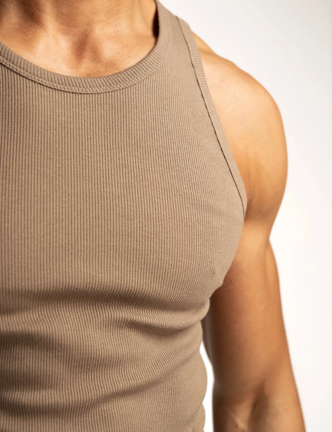 LVW ESSENTIAL TANKTOP - Deep Taupe