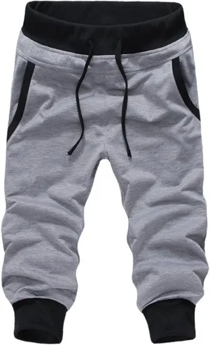 Men's Casual Harem Training Jogger Sport Short Baggy Pants