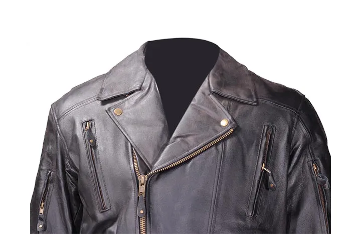Men's Leather Motorcycle Jacket