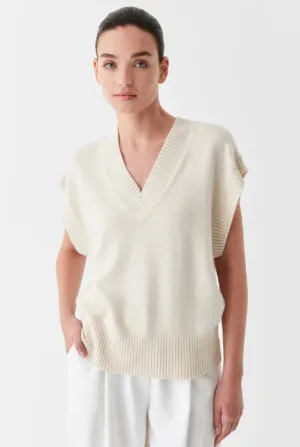 Morrison - Avon Knit Vest - Milk