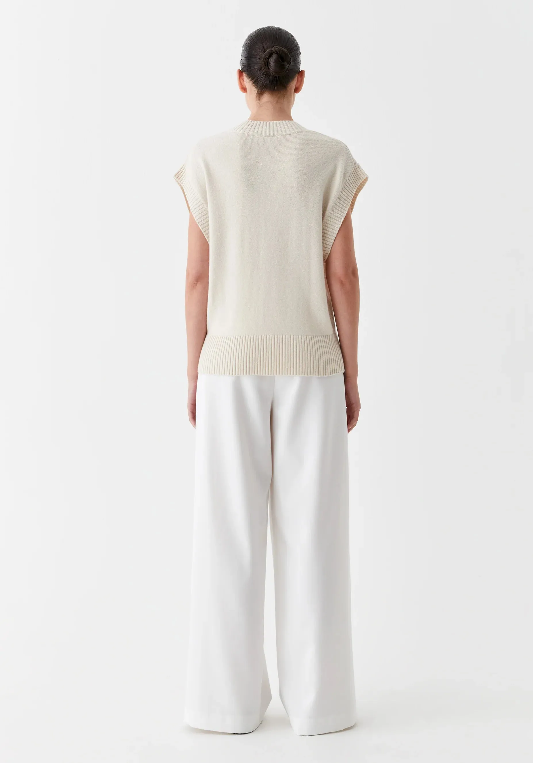 Morrison - Avon Knit Vest - Milk