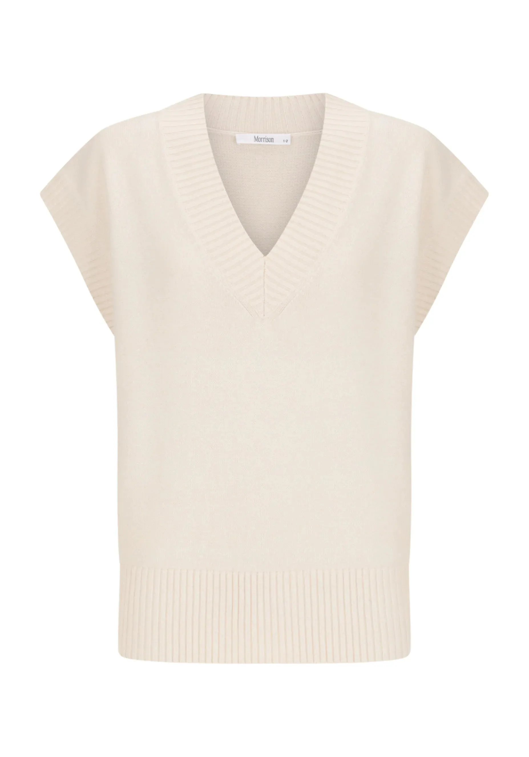 Morrison - Avon Knit Vest - Milk