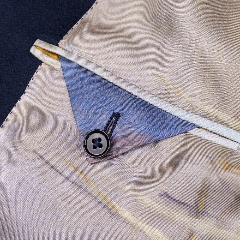 Navy Cashmere Jacket