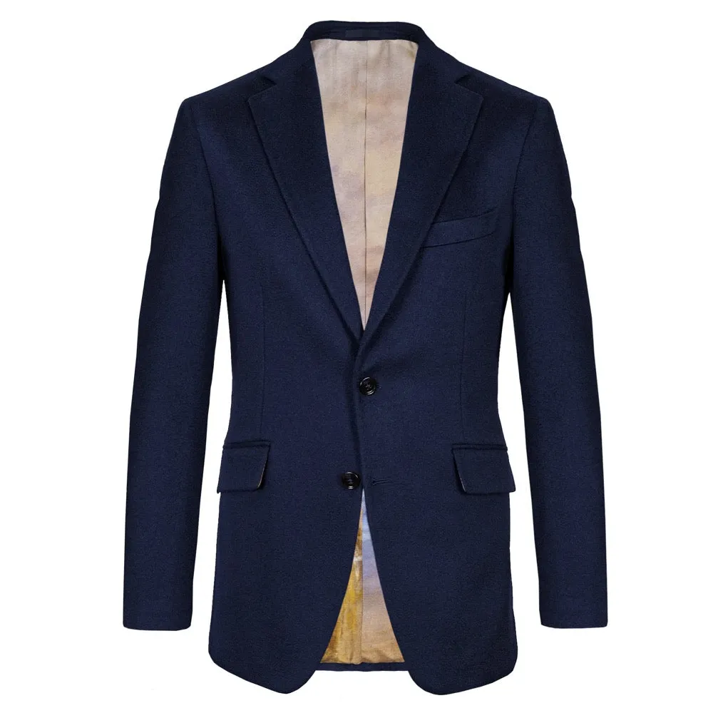Navy Cashmere Jacket