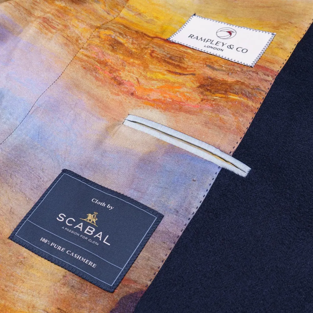 Navy Cashmere Jacket