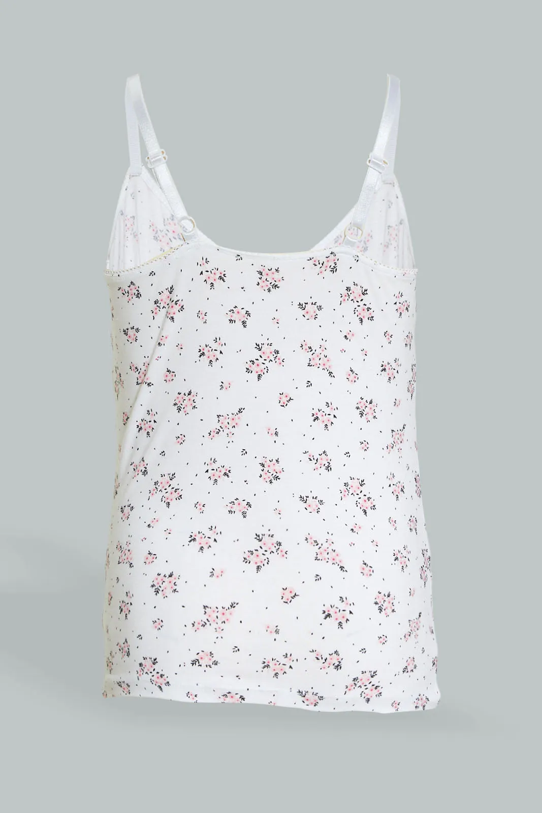 Pink/White Floral Cami Set (Pack of 2)