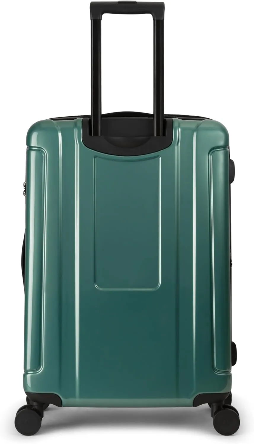 Quiksilver Malibu Suitcases PC Hardside Expandable Luggage with Spinner Wheels, Large 3-Piece Set (20/26/30) (Seafoam)