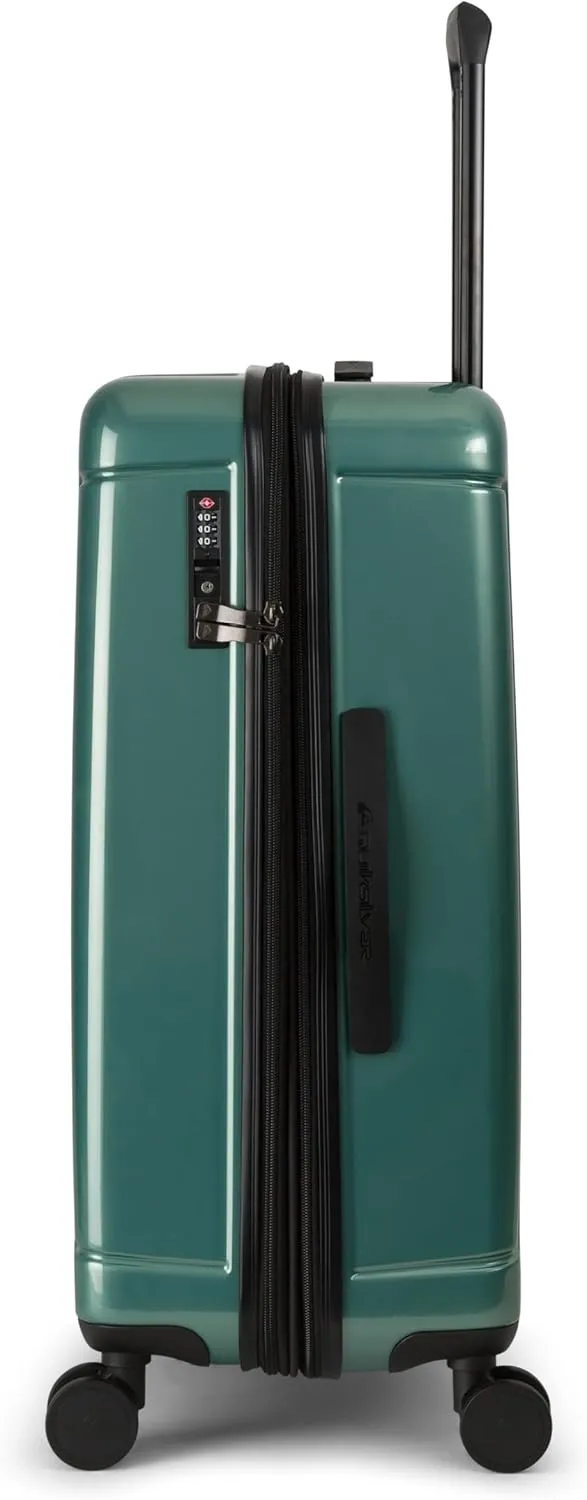 Quiksilver Malibu Suitcases PC Hardside Expandable Luggage with Spinner Wheels, Large 3-Piece Set (20/26/30) (Seafoam)