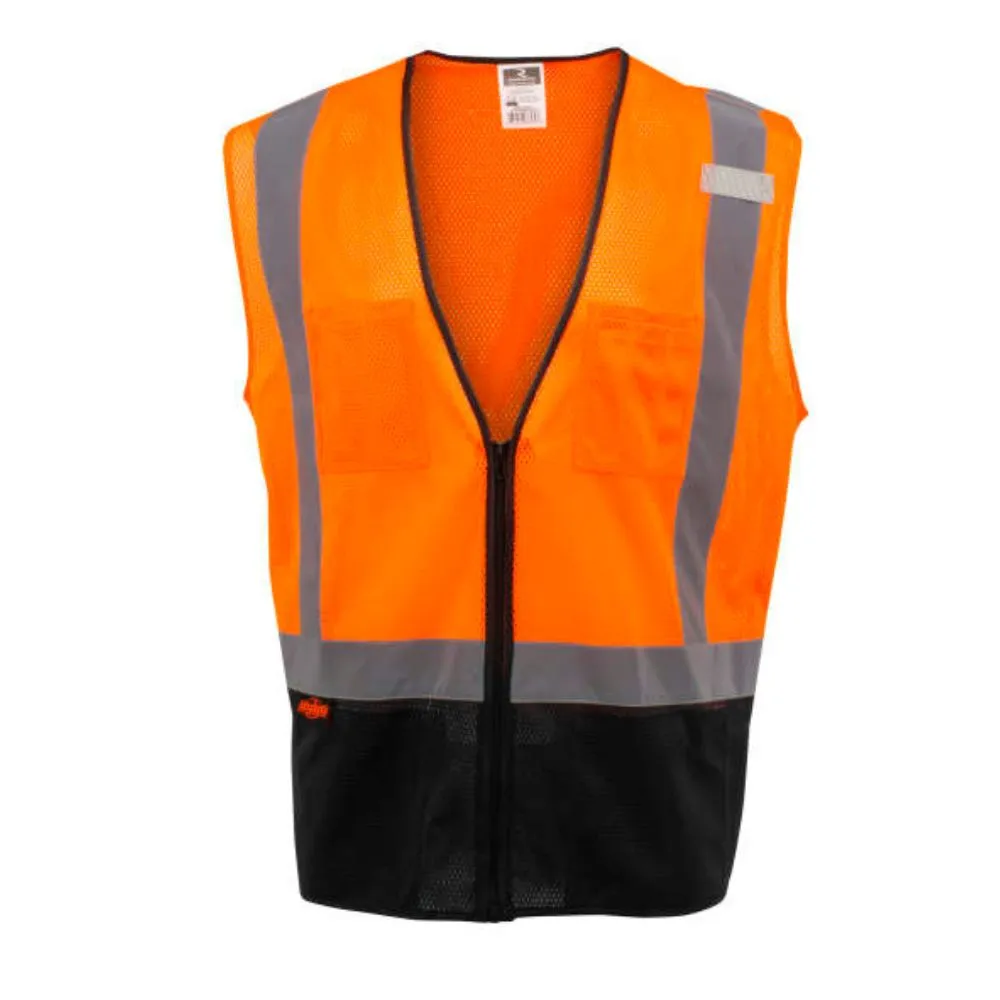 Radians SV54B, Class 2 Mesh Safety Vest, Black Bottom
