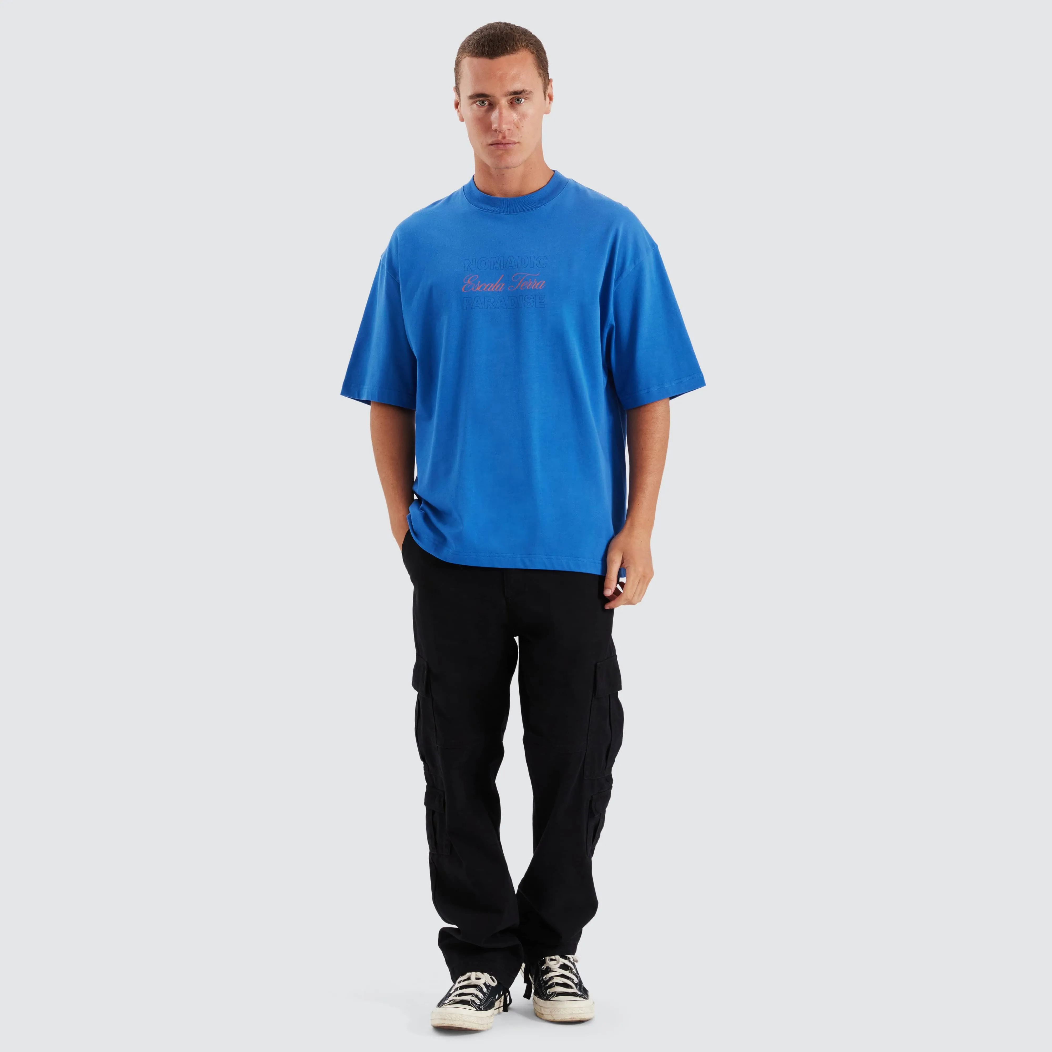 Rescue Street Tee Greece Blue