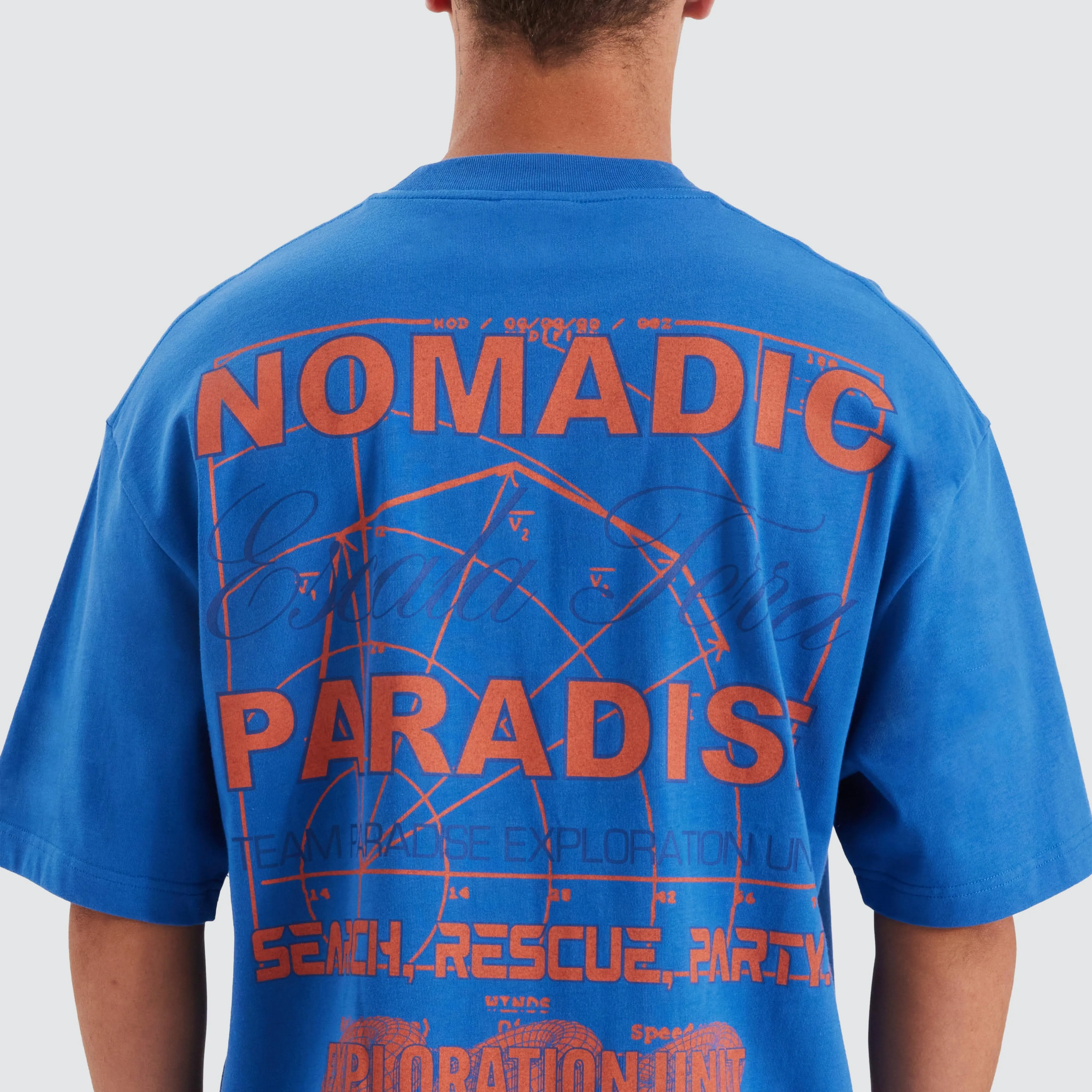 Rescue Street Tee Greece Blue