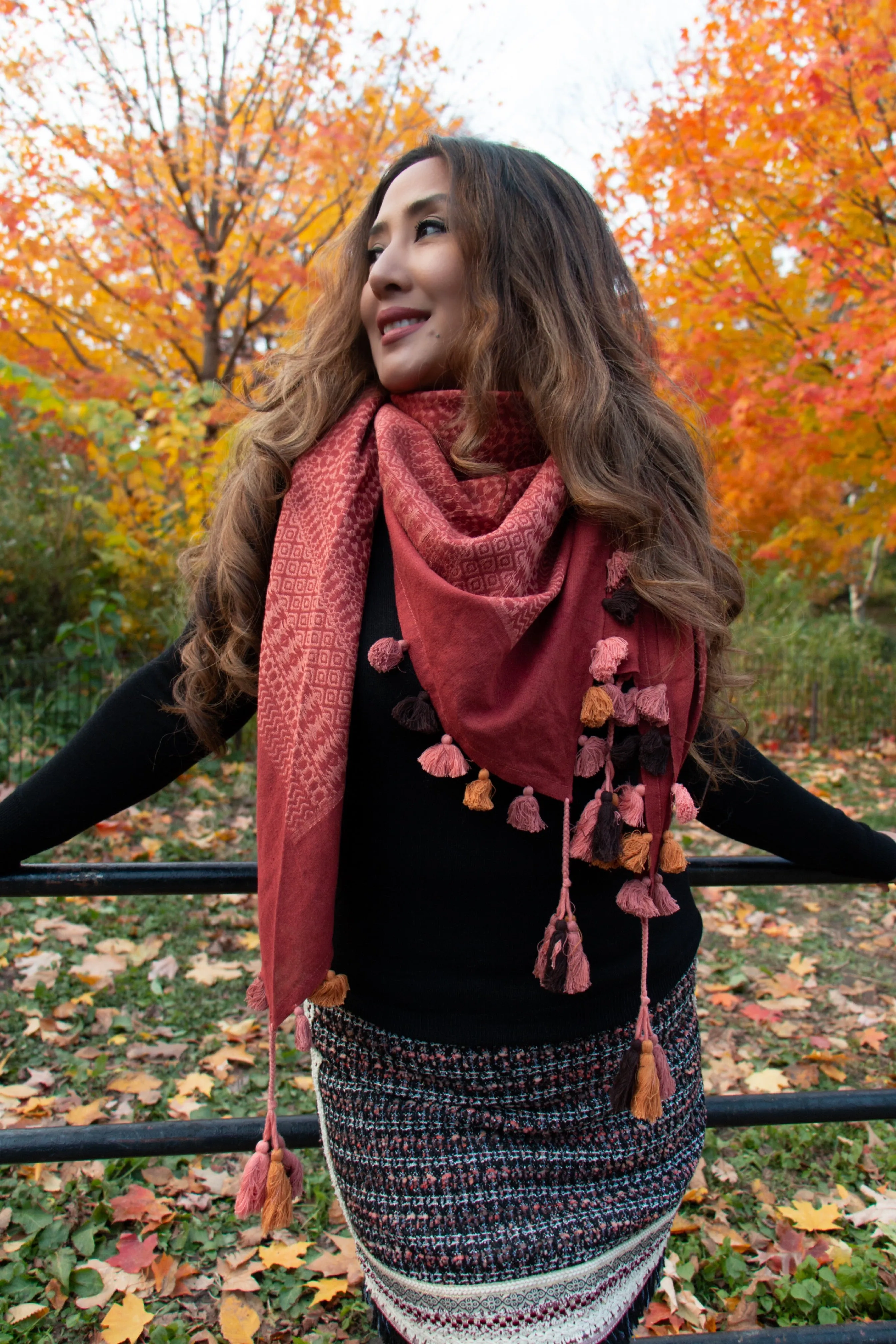 Scarf With Tassels
