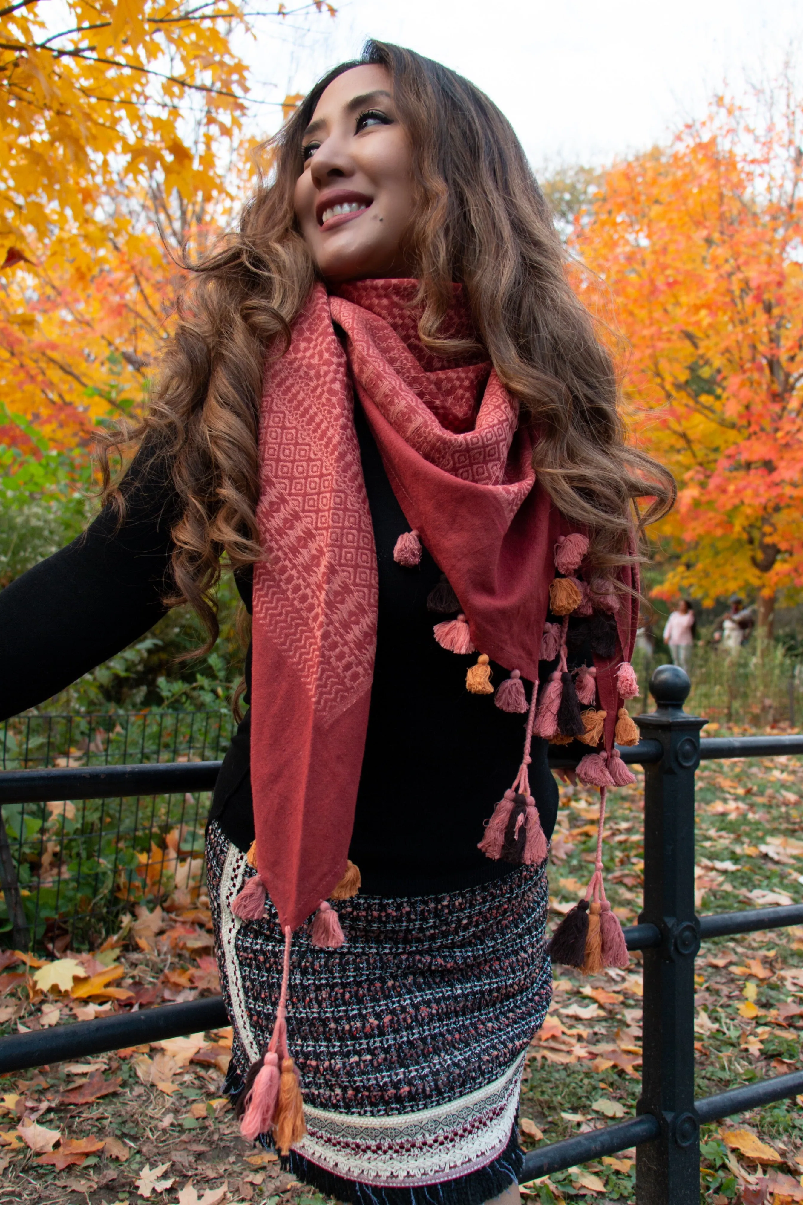 Scarf With Tassels
