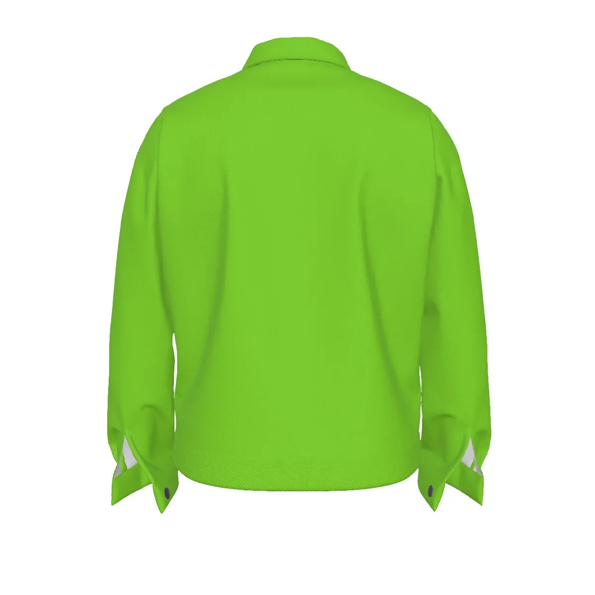Sixty Eight 93 Logo White Green Apple Unisex Lapel Jacket