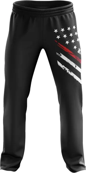 Tactical Pro Supply American Flag Sweatpants - Bottom Sweat Pants Joggers for Men and Women Fitness Workout Athletic Pants