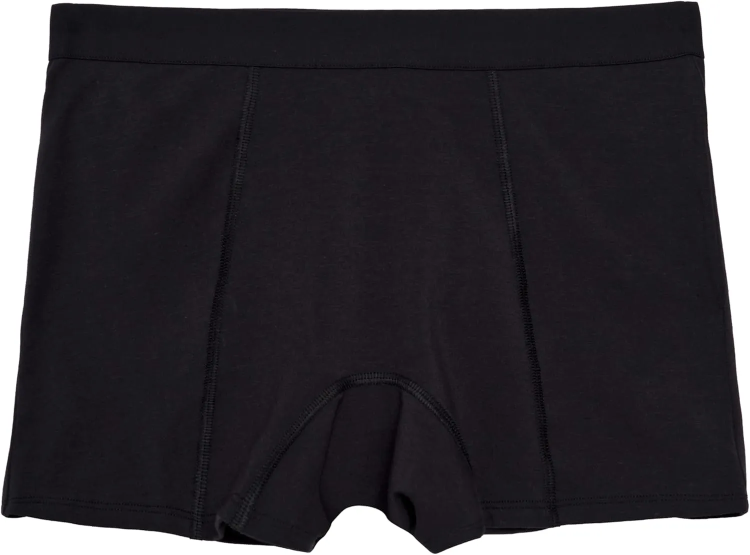 Thinx Ultra-Soft Period Underwear, Overnight Boy-Shorts Leakproof, Holds Up to 12 Regular Tampons*, FSA HSA Approved Period Underwear for Women, Reusable & Controls Odor, Black, M