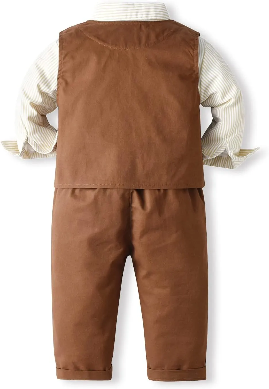 Toddler Boy Dress Clothes Outfit Button Down Shirt   Pants Set, 12 Months - 8 Years