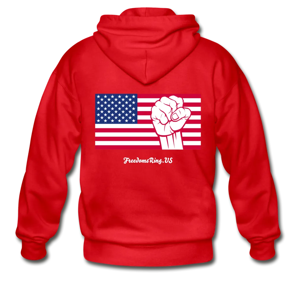USA STRONG - Gildan Heavy Blend Adult Zip Hoodie
