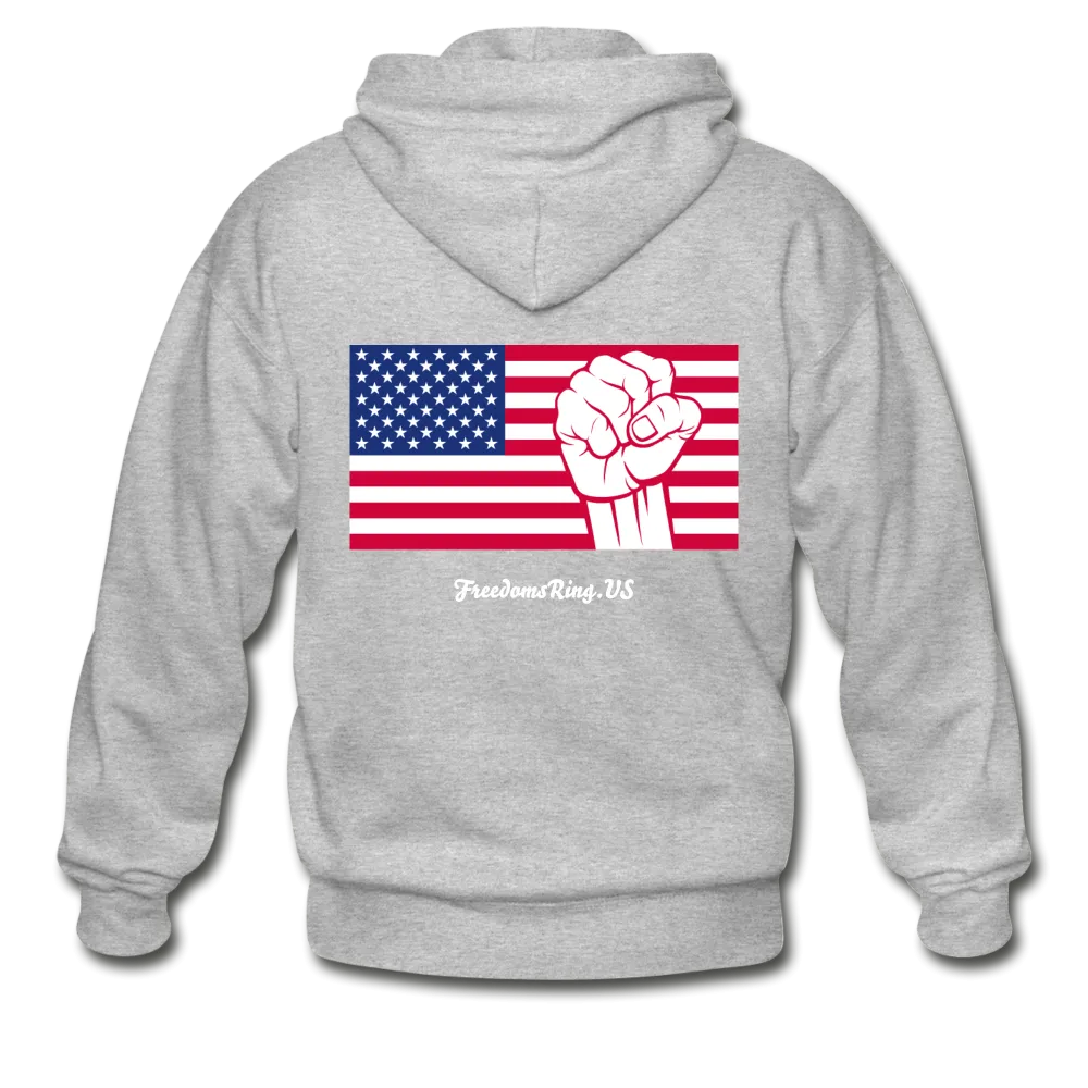 USA STRONG - Gildan Heavy Blend Adult Zip Hoodie