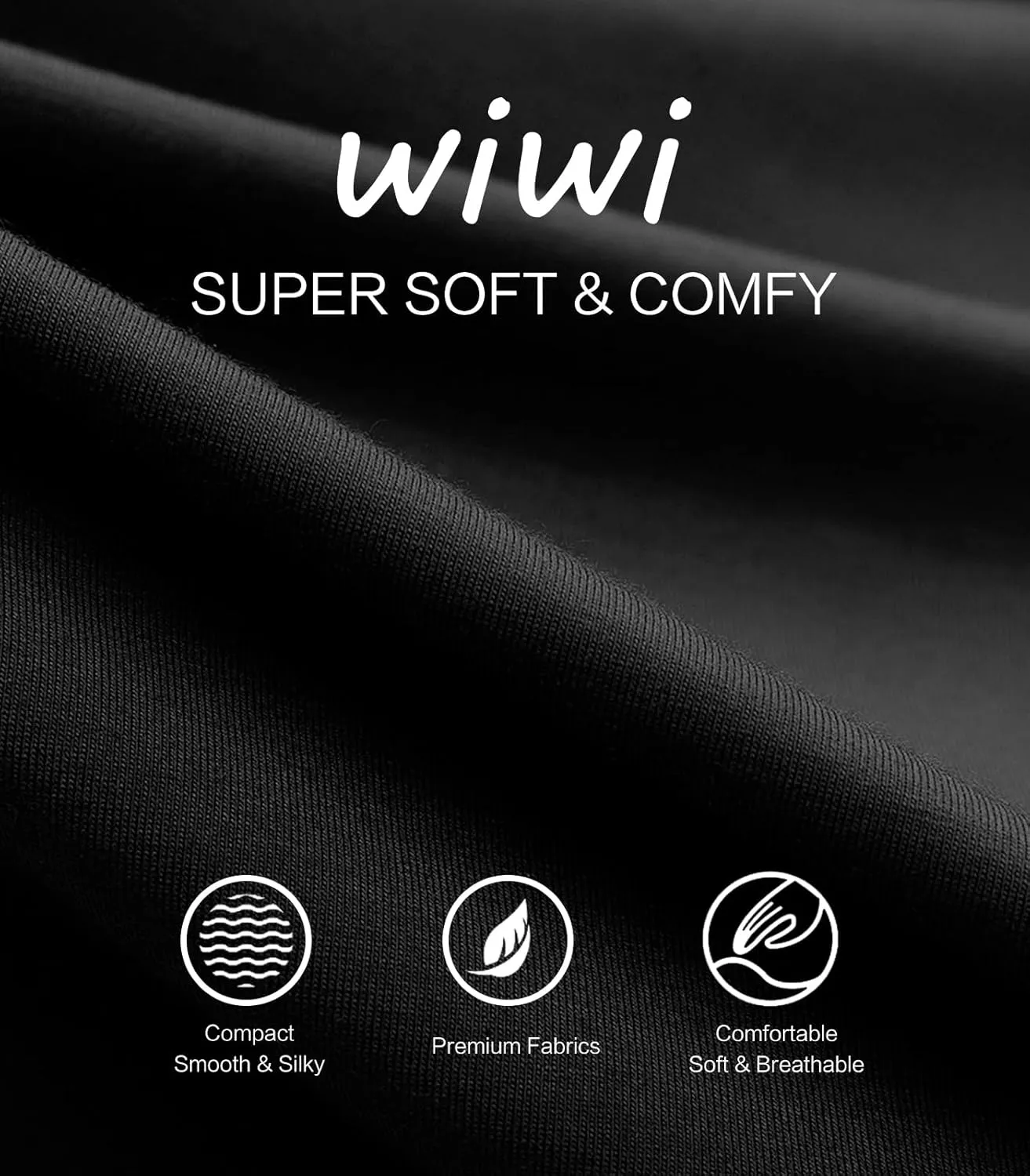 WiWi Pajama Sets for Women Soft Short Sleeve Sleepwear Viscose from Bamboo V Neck Top with Jogger Pants Pjs S-XXL